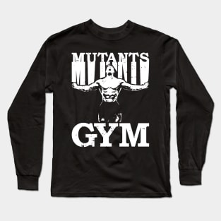 Mutants Gym Anabolic Bodybuilding Black Long Sleeve T-Shirt